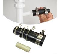 Practical Dishwasher Drain Hose Connector Adapter Reducer for InSinkErator Garbage Disposal, Includes Inlet Connector and Clamps