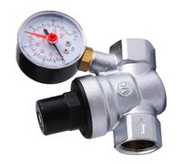 Practical DN15 DN20 Brass Water Pressure Reducing Valves Gauge Tap Regulator Accessory for Home Industrials Systems Water Pressure Regulator Brass