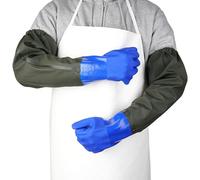 Practical Drain Cleaning Gloves Pond Gloves Long Rubber Gloves Safety Work Gloves Slip and Waterproof Gloves Work Gloves