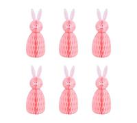 Practical Easters Rabbits Hanging Decorations Set Of 6 Honeycombed Centerpieces For Festival Party Supplies Atmospheres Hanging Decoration