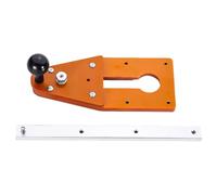 Practical Edges Trimming Router Accessory for Chamfering Slot Cutting Stainless Steel Quick Adjust Guide Rails Ergonomic Woodworking Tool Edges Trimming Groover for Woodworking