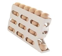 Practical Eggs Carton with Visible Compartments for Organized Refrigerator Storage Eggs Holder