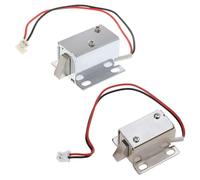 Practical Electromagnetic Solenoid for Cabinet Door Drawer 12V 0.4 A Design Intelligent Loc Warning Tape Yellow Black Floor Roll Reflective Trailers Outdoor Red and White