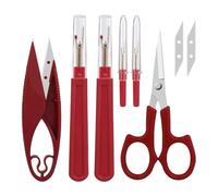 Practical ergonomic tool in the shape of a small pair of scissors, hand sewing tool for embroidery, quilting, fabric work and hobbies