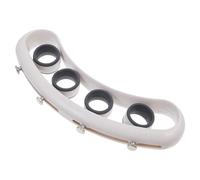 Practical Finger Expander for Left Hand Bass Practice | Manual Adjustment, Arc-shaped Handle, ABS Silicone Steel Build, White Finish for Pianists and Learners