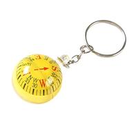 Practical Floating Dial Compass Key Ring Charm Pendant Portable Compass for Hiking Camping and Daily Navigation, フリーサイズ