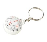 Practical Floating Dial Compass Key Ring Charm Pendant Portable Compass for Hiking Camping and Daily Navigation, フリーサイズ