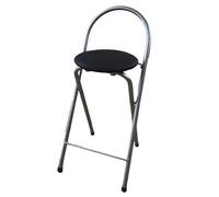 Practical Folding Bar Stool Height Adjustable for Indoor & Outdoor Use Compact Design Space-Saving Color C 60cm - Ideal for Kitchen Patio and Events