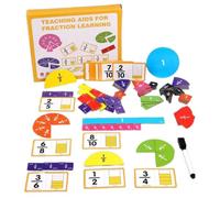 Practical Fraction Handling Kit, Math Teaching Set For Visual Learning, Classroom Activities And Home Teaching | Student Educational Pieces,