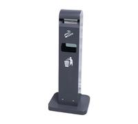 Practical Garbage Can Tr Bin Outdoor Vertical Stainless Steel Column Beautiful and Generous Soot Column Tr Can Relia