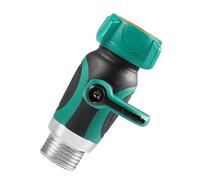 Practical Garden Hose Shut Off Valves Set 180 Degree Designs with Bulkhead Fitting for Easy Water Control Flows Pipeline Tape