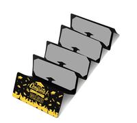 Practical Graduation Ceremony Gift Wallet Sophisticated Black Gold Pattern 10 Card Capacity Cash Pocket Student Gift Graduation Money Holder