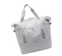 Practical Gym Bag with Separate Wet Dry Pockets Expandable Travel Bags Shoulder Handbag for Fitness Travel Commute Expandable Gym Duffle Bag