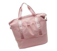 Practical Gym Bag with Separate Wet Dry Pockets Expandable Travel Bags Shoulder Handbag for Fitness Travel Commute Waterproof Compartment Sports Bag