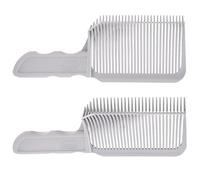 Practical Hairdresser Styling Tools 2Pcs Fade Combs For Men Curved Haircut Comb Haircut Combs Hairdresser Styling Tools