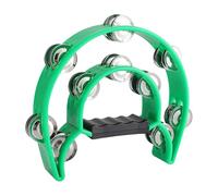 Practical Hand Bells Multiple Color Tambourine Double-Sided Children Enlightenment Toy Flower Drum Rings Percussion Permanent Shake Toll