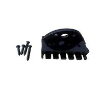 Practical Headless Guitar Bridge Suitable for 6 Strings with Gloss Finish Accurate Dimensions Alloy Replacement Headless Guitar Bridge