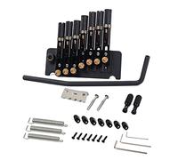 Practical Headless Guitar Bridge Tremolo System Black Electric Guitar Tremolo Bridge System Accessories For 6/7 Strings 6/7-string Headless Guitar Bridge Tremolo System Device Set Electric Guitar Part