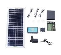Practical High Efficiency Solar Power Pump 5M Lift 100W Panel Builts in Battery Storage for Outdoor Pond Fountains Solar Water Pump with Energy Storage Box