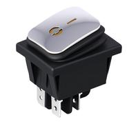 Practical IP65 Rockers Switches 16A With Indicators Light For Home Appliances And Industrial Equipment High Current Capacity Switches