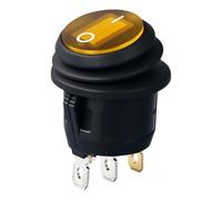 Practical IP65 Rockers Switches 16A With Indicators Light For Home Appliances And Industrial Equipment High Current Capacity Switches
