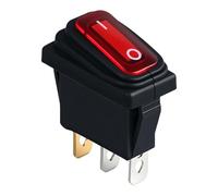 Practical IP65 Waterproof Rockers Switches 16A With Indicators Light For Home Appliances And Industrial Equipment High Current Capacity Switches