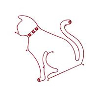 Practical Iron Wall Hook for Organizing Entryway Bedroom Featuring Cartoon Cats Functional and Simple Decors Retro Cartoon Cats Wall Hook Minimalist Design for Home Decors Functional to Hanging Hats