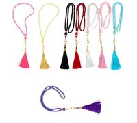 Practical Islamic Prayer Accessories Set of 8 Durable Glass Prayer Beads Set for Religious Muslim and Cultural Lovers Handmade Tasbih Set