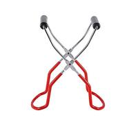 Practical Jar Tongs Canning Stainless Steel Jar Lifter Tongs with Grip Handle Anti-Scald Clip Bottle Lifter Kitchen Tools for Home Restaurant Hotel(Red,1 PC)