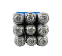 Practical Jewelry Processing Tools Artistic Jewelry Stamping Tool Seal Stamp for Belt Leather Craft Wood Mark