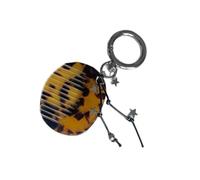 Practical Keychain Comb Tool Lightweight Acrylic Metal Design Hair Grooming Keychains for on the Go Styling Gift Comb Keychain for Women