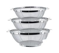 Practical Kitchen Colander Food Grade Stainless Steels Drain Basket Ideal for Washing Vegetable and Fruits Contemporary Kitchen Tool Set