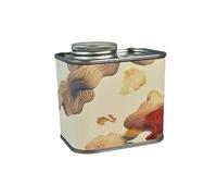 Practical Kitchen Essential Airtights Coffee Canister Tinplate Texture With Freshnesses Trackings Kitchen Storage Jar Vintage Tin Can