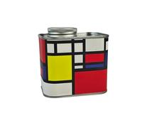 Practical Kitchen Essential Airtights Coffee Canister Tinplate Texture With Freshnesses Trackings Kitchen Storage Jar Vintage Tin Can