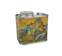 Practical Kitchen Essential Airtights Coffee Canister Tinplate Texture With Freshnesses Trackings Kitchen Storage Jar Vintage Tin Can