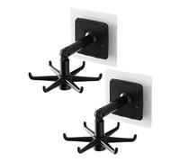 Practical kitchenSolution: Say Goodbye to cramped kitchencounters. Our 360 Rotating Folding Hook with Practical kitchenrails Lets You Organize Without Drilling, Saving Valuable Space