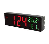 Practical LED Alarm Clock with Sound Activation and Automatic Night Mode for All Night Comfort (Red)