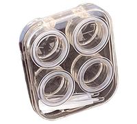 Practical Lenses Kits with NonTwist Lid and Wearing Tools Lens Holder for Busy Lifestyle and Fast Changes No Twist Lenses Case