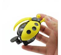 Practical Lovely Funny Ladybug Cycling Ride Bike Ring Bell Yellow Practical treatment