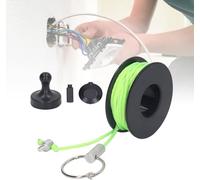 Practical Magnetic Wire Puller Kit with Nylon Cord for Electrical Cable Routing in Wall Installation - Wire Pulling Tool for Electricians and DIY
