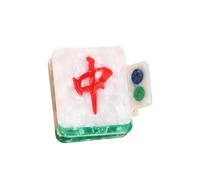 Practical Mahjong Theme Decorative Clip Secure Grip Fashion Accessory for Daily Use Cultural Enthusiasts Hair Clip