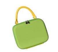 Practical Makeup Organizer Compact Travel Cosmetic Case with Removable Dividers Spacious EVA Cosmetic Pouch Essential Skin Care, green