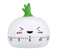 Practical Mechanical Household Kitchen Timer for Travel Use White
