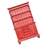 Practical Miniature Dollhouses Furniture 1 12 Scale Sturdy Wood Three Layers Bookcase Accessory For Kids Pretend Play Lifelikes Miniature Furniture