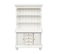Practical Miniature Dollhouses Furniture 1 12 Scale Sturdy Wood Three Layers Bookcase Accessory For Kids Pretend Play Lifelikes Miniature Furniture