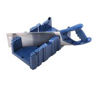 Practical Miter Box Multifunctional Woodworking Miter Box and Saw Set 45 22.5 90 Degree Plastic Mitre Saw Holder for Wood Cutting Frame Making Woodworking Projects Saw Not Included (Medium Miter Saw