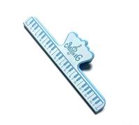 Practical Music Clip Holder for Guitar and Violin Securely Holds Open for Easy Viewing While Playing (Blue)