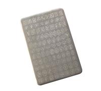 Practical Nails Design Plate Tulips Themed Stainless Steel Texture Nails Stencil Suitable for Manicure Enthusiasts Present Salon Stamping Tool