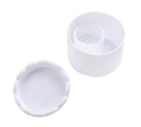 Practical Nails Glittering Pen Washer Cup Nails Brush Cleaner Multi Functional Compartments For Professional Salon Use Dustproof Nail Brush Cleaner Container