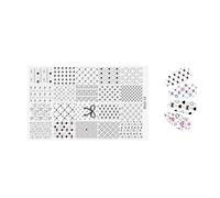 Practical Nails Stamping Plate Stainless Steel With Unique Traditional Designs Manicure For Fashionable Nails Art Professional Nail Stamp Plates